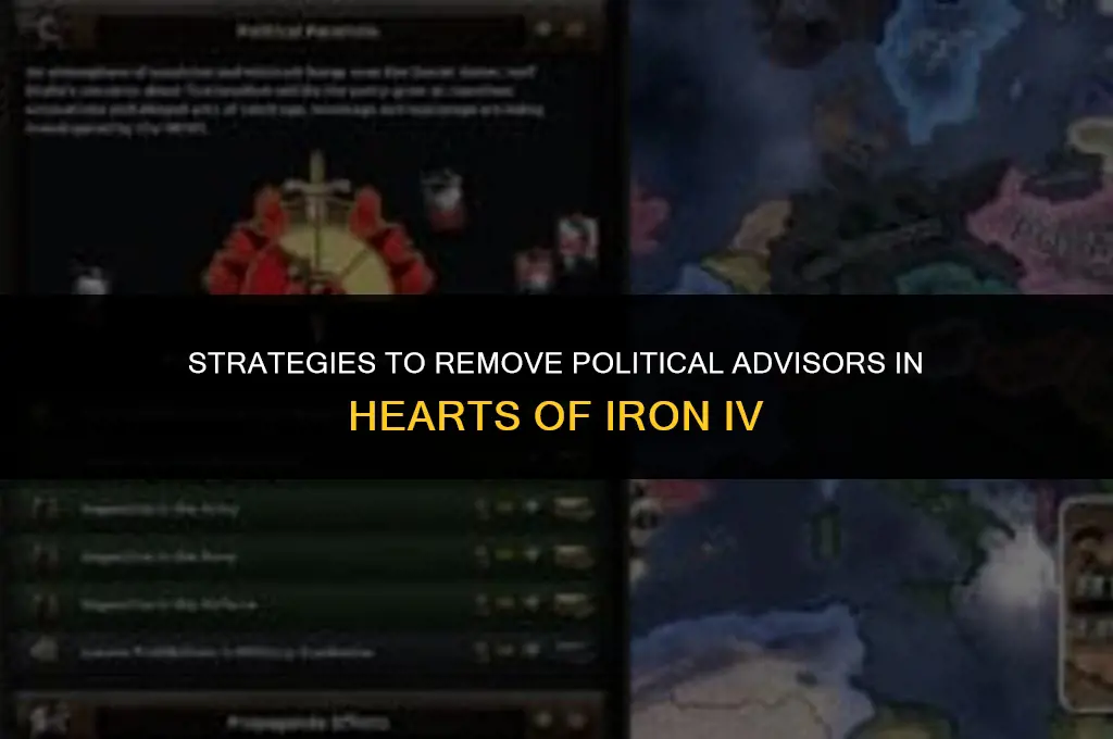 how to get rid of political advisor hoi4