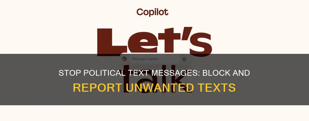how to get rid of political text messages