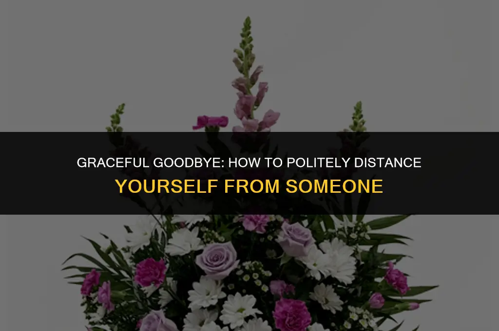 how to get rid of someone politely