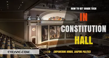Get Shade Tech in Constitution Hall: The Ultimate Guide