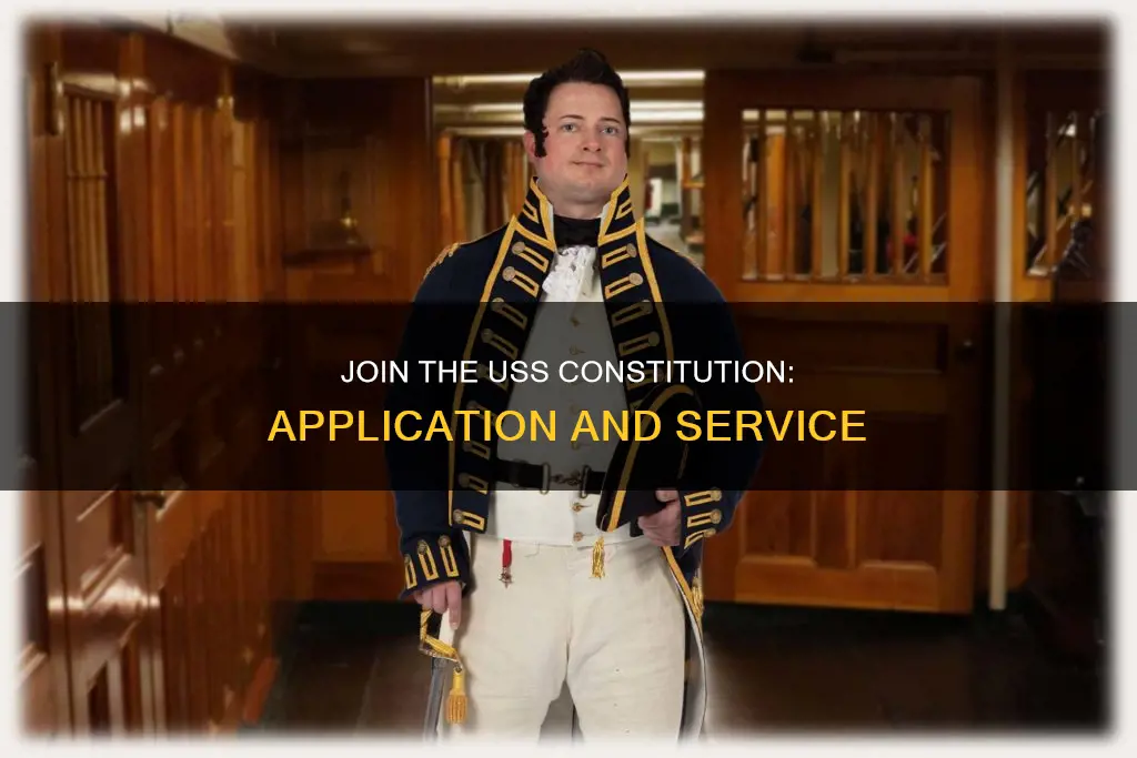 how to get stationed on the uss constitution