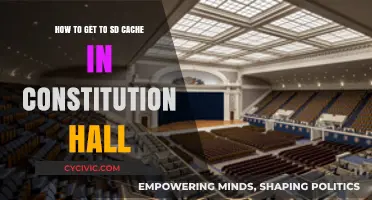 Navigating to SD Cache: Constitution Hall