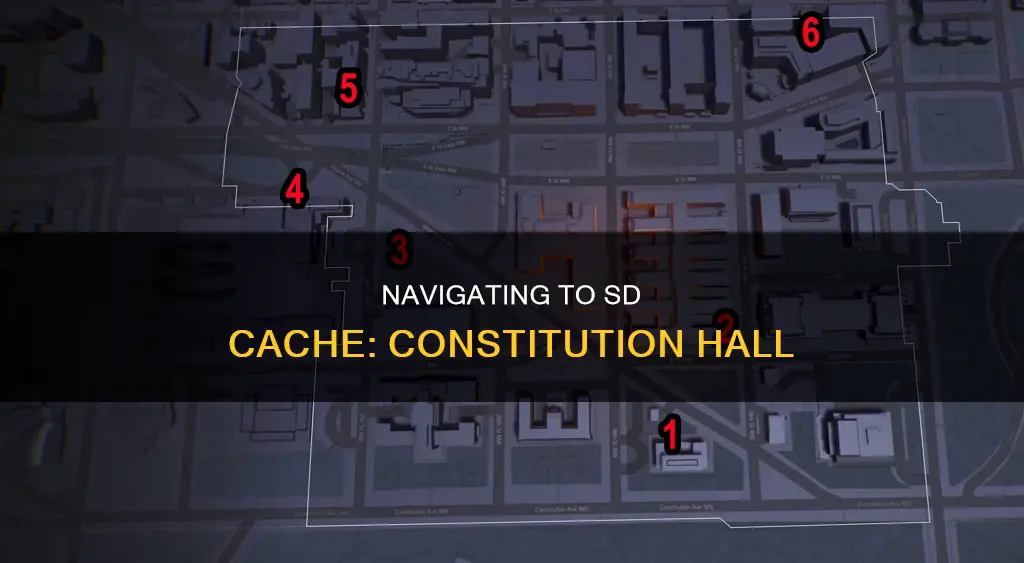 how to get to sd cache in constitution hall