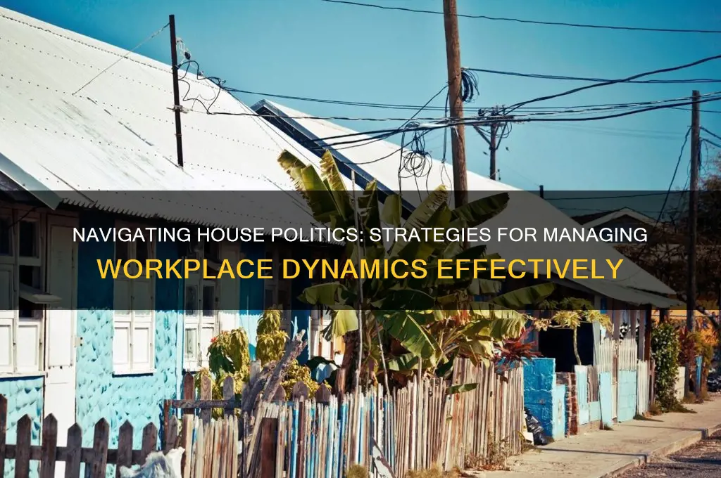 how to handle house politics