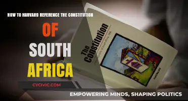 Harvard Referencing: South Africa's Constitution