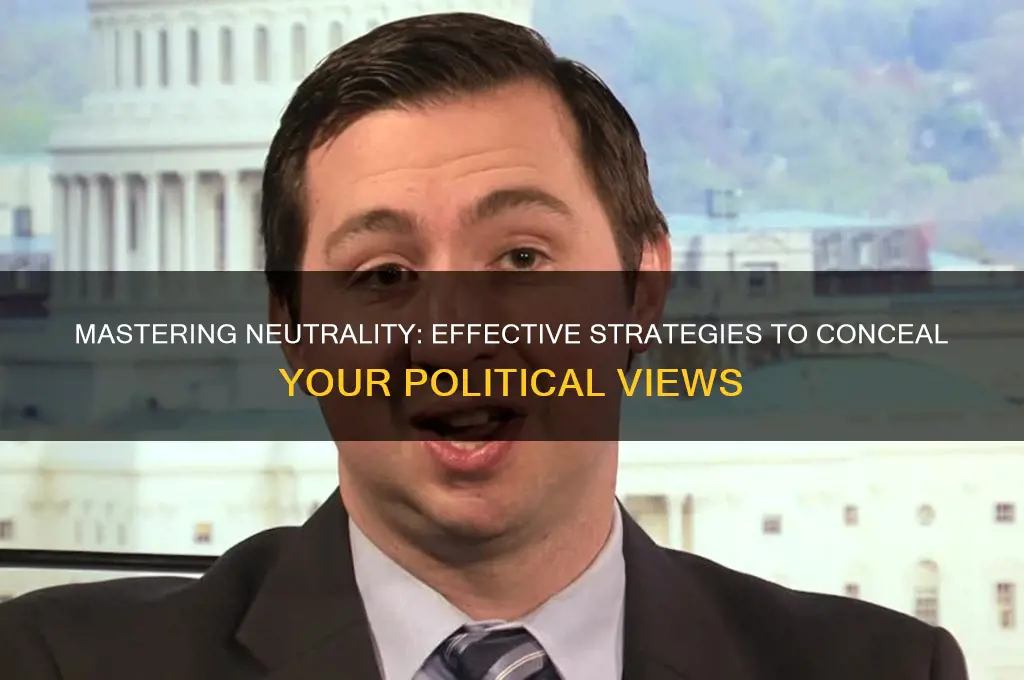 how to hide your politics