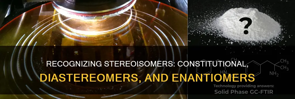 how to identify constitutional isomers diastereomers or enantiomers