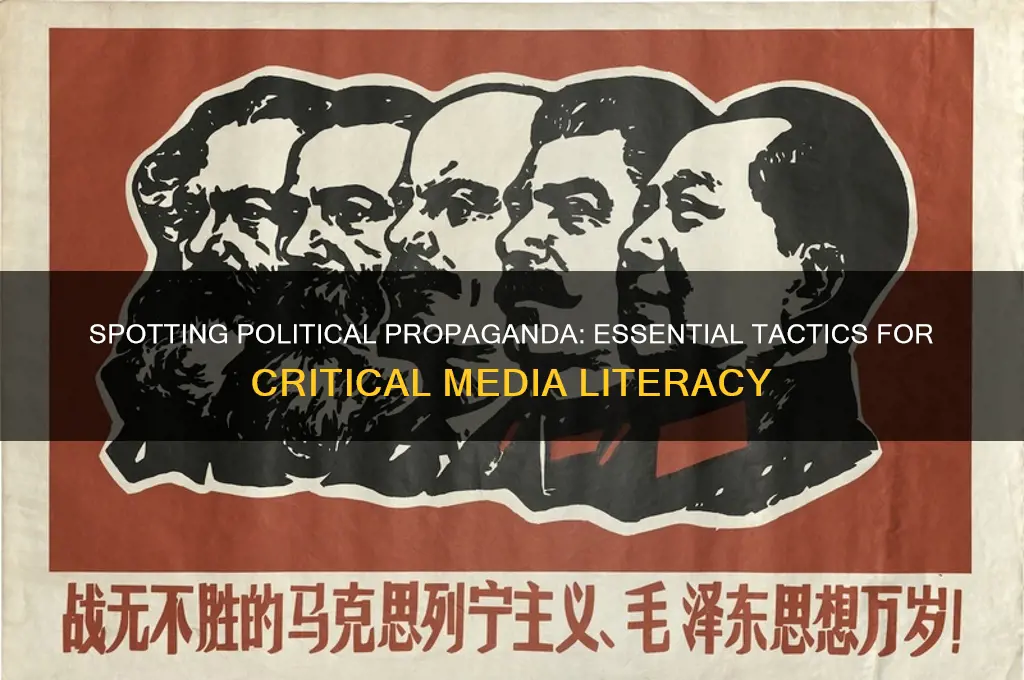 how to identify political propaganda