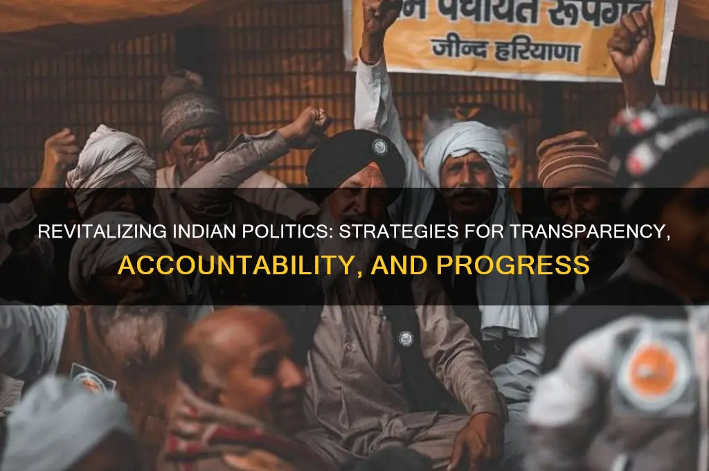 how to improve indian politics