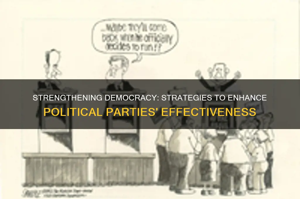 how to improve political parties