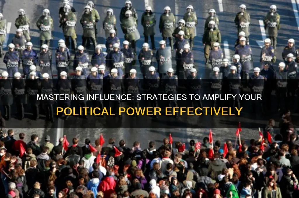 how to increaee political powr