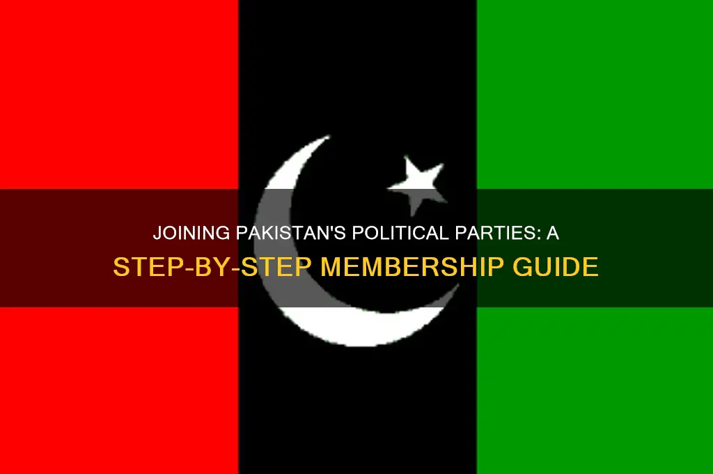 how to join a political party in pakistan