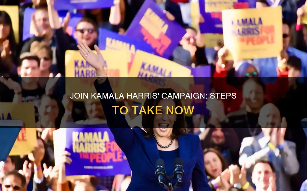 how to join kamala harris compaign
