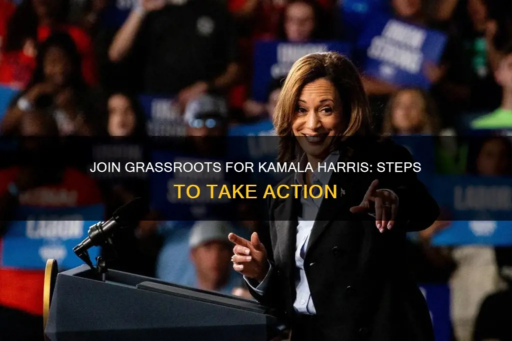 how to join kamala harris grassroots