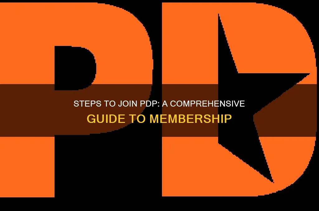 how to join pdp political party