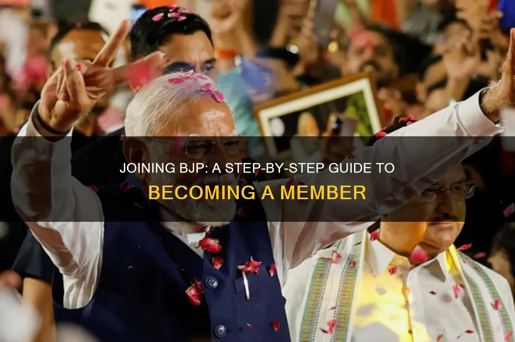 how to join political party bjp