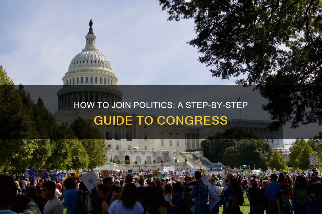 how to join politics congress