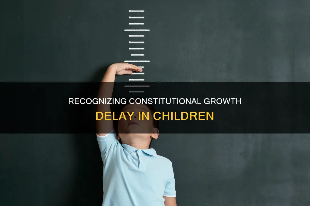 how to know if child have constitutional growth delay