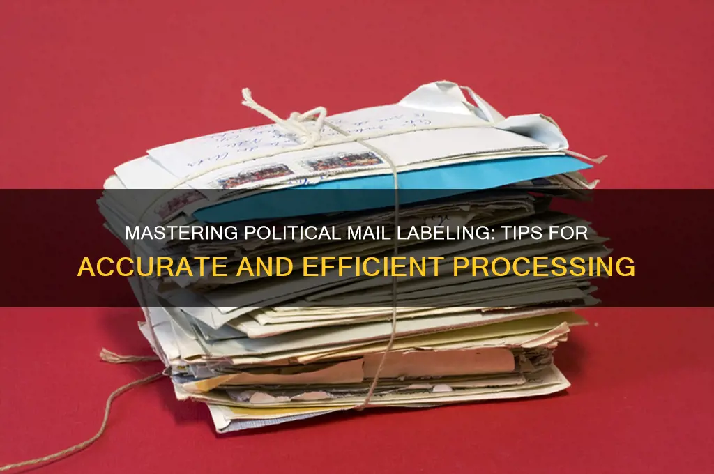 how to label political mail