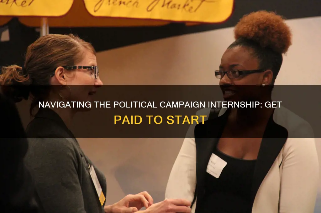 how to land a paid political campaign internship