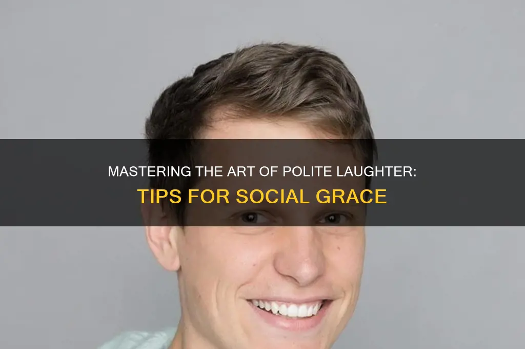 how to laugh politely