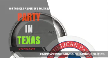 How to Find a Person's Political Party Affiliation in Texas