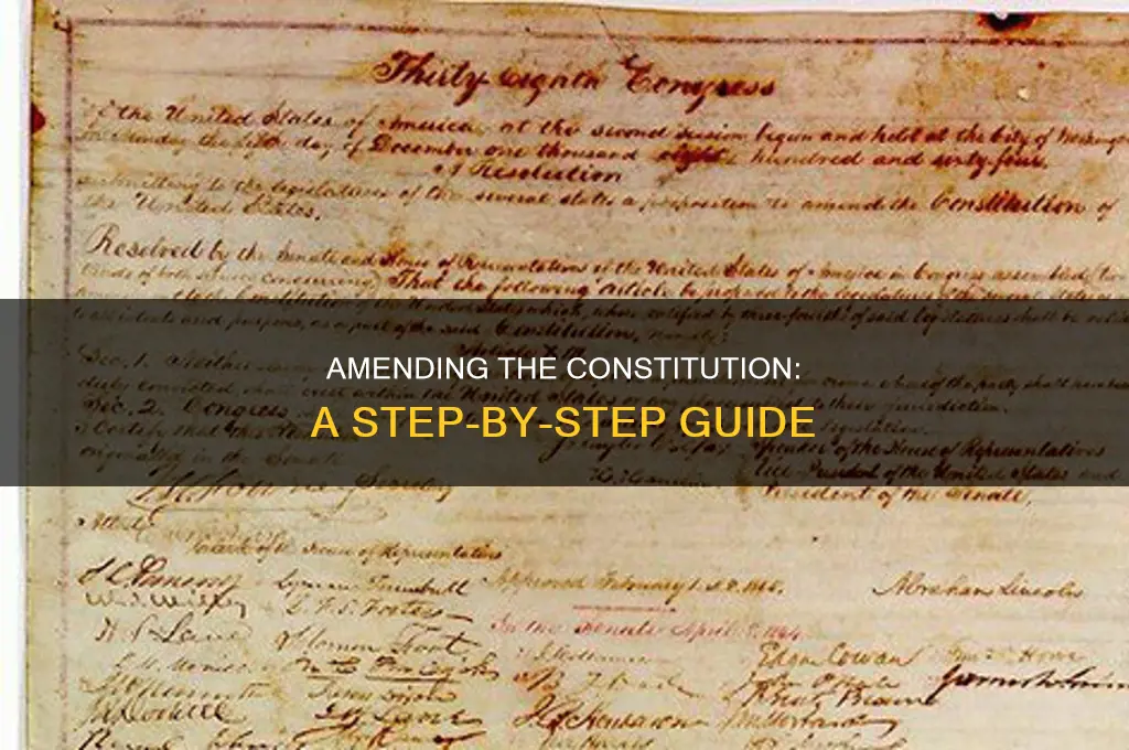 how to make a constitutional amendment