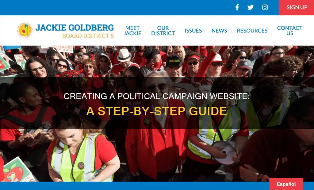 how to make a political campaign website tutorial