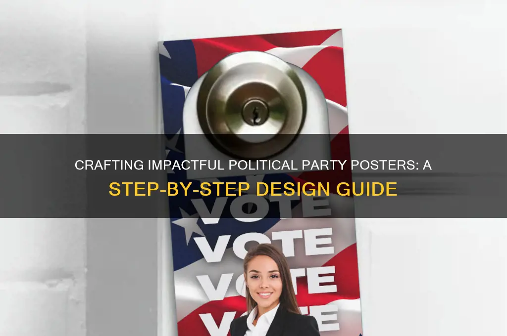 how to make a political party poster