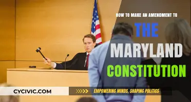 Amending Maryland's Constitution: A Step-by-Step Guide
