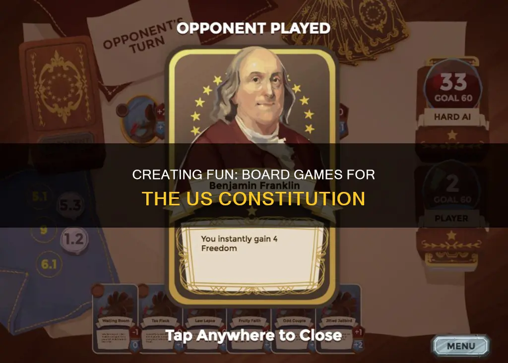how to make board games for us constitution