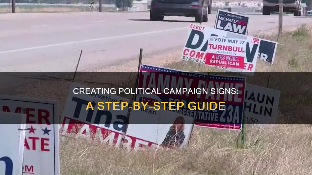 how to make political campaign signs