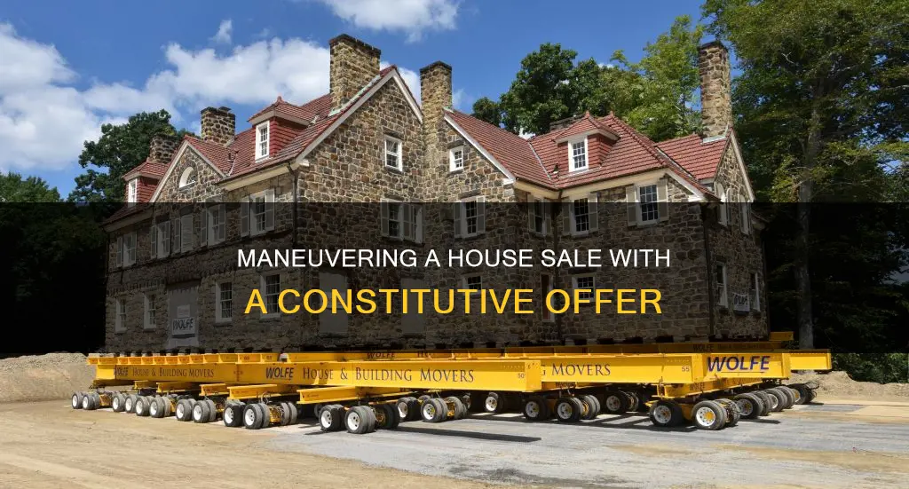 how to maneuver a house that has constitutive offer