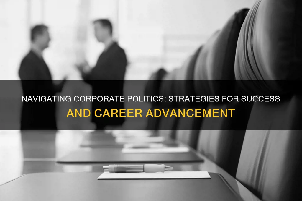 how to maneuver corporate politics