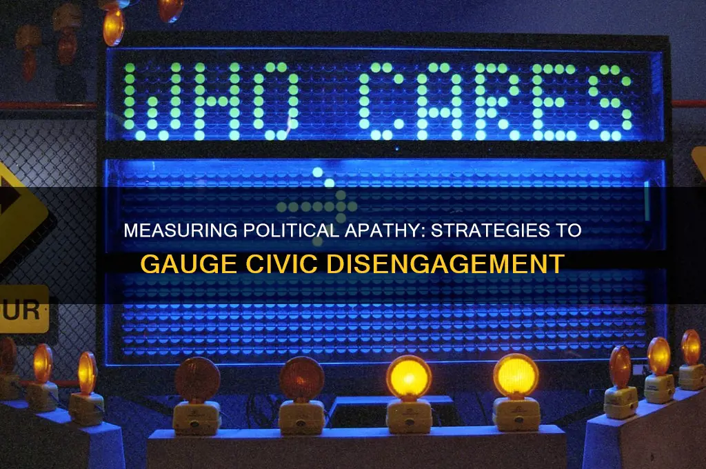 how to measure political apathy