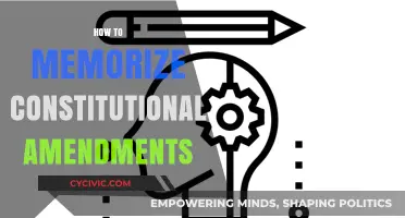 Memorizing Amendments: Tricks for Learning the Constitution