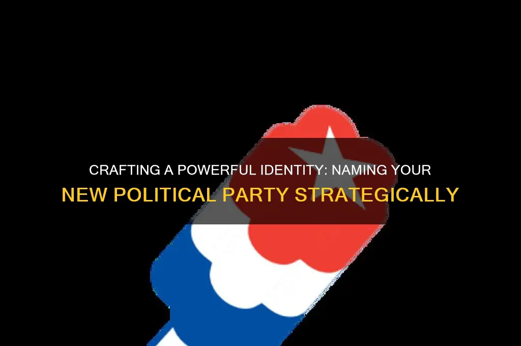 how to name a new political party