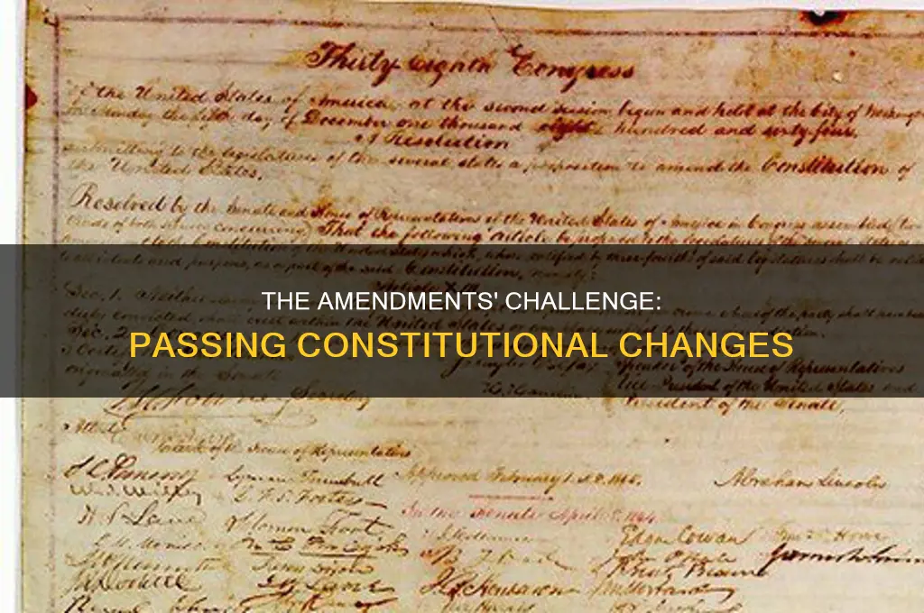 how to pass constitutional amendment