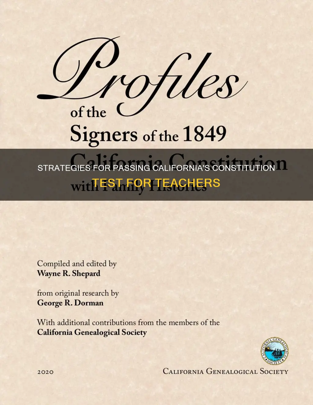 how to pass the us constitution test for california teachers