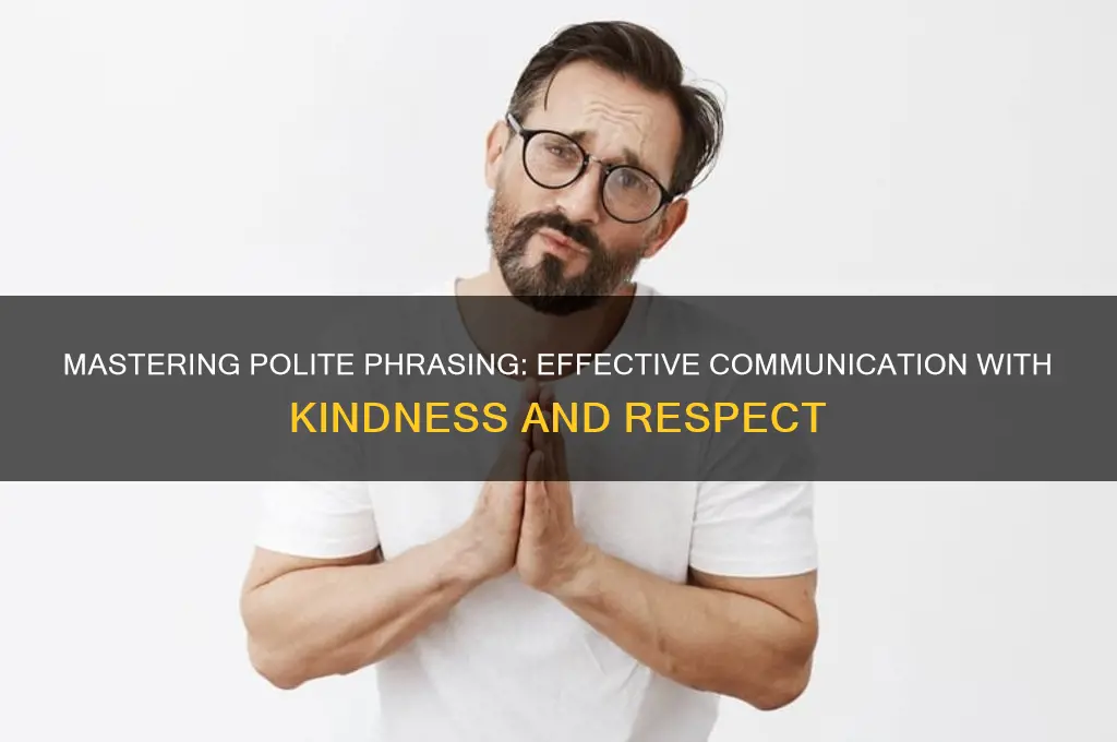 how to phrase things politely