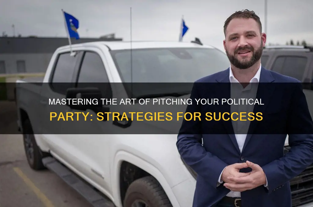 how to pitch a political party
