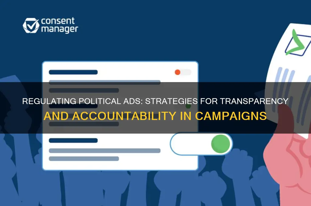 how to police political advertising