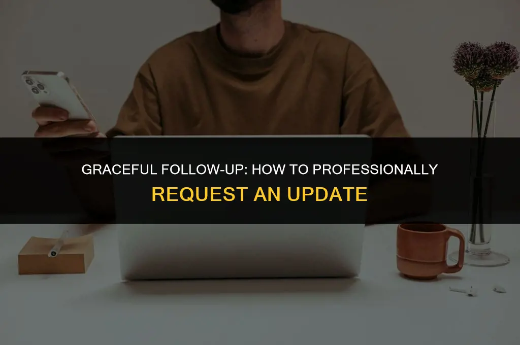 how to politely and professionally ask for an update