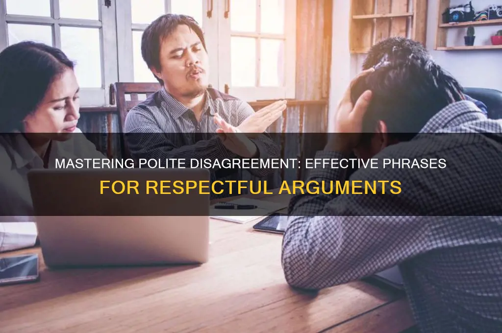 how to politely argue phrases
