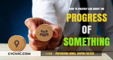 Gracefully Inquiring: The Art of Asking About Progress