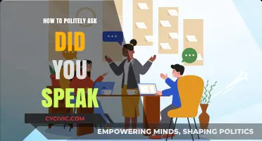 Effective Communication: How to Politely Inquire 'Did You Speak?