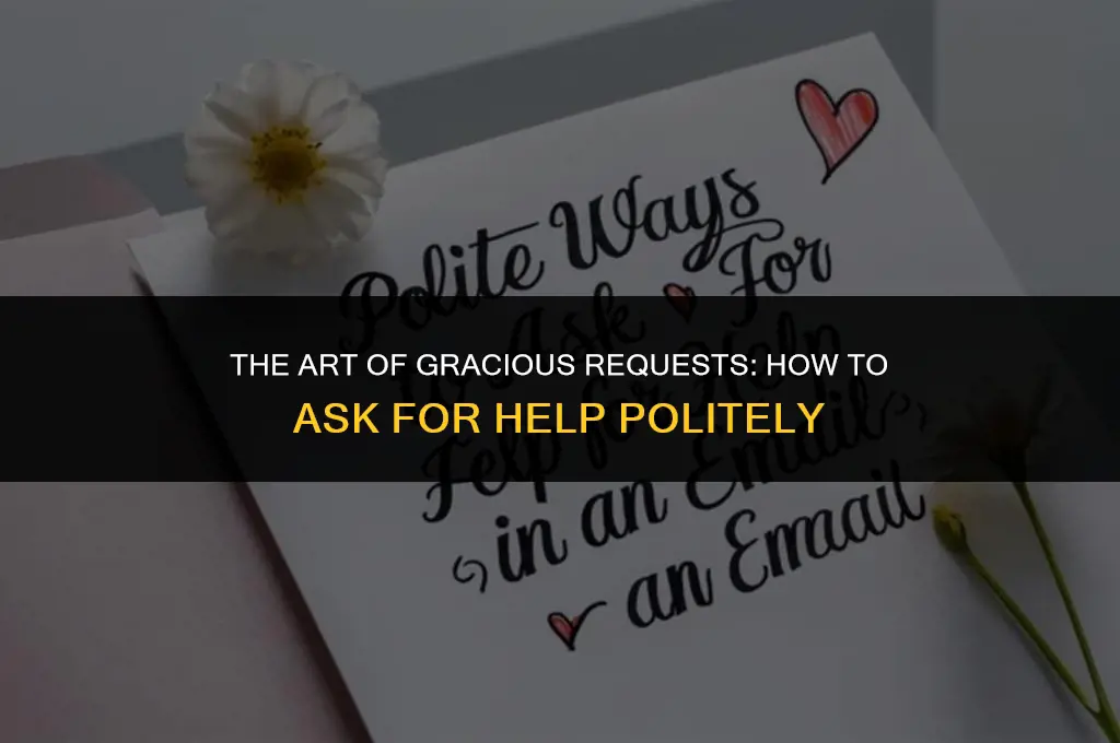 how to politely ask fo rhelp