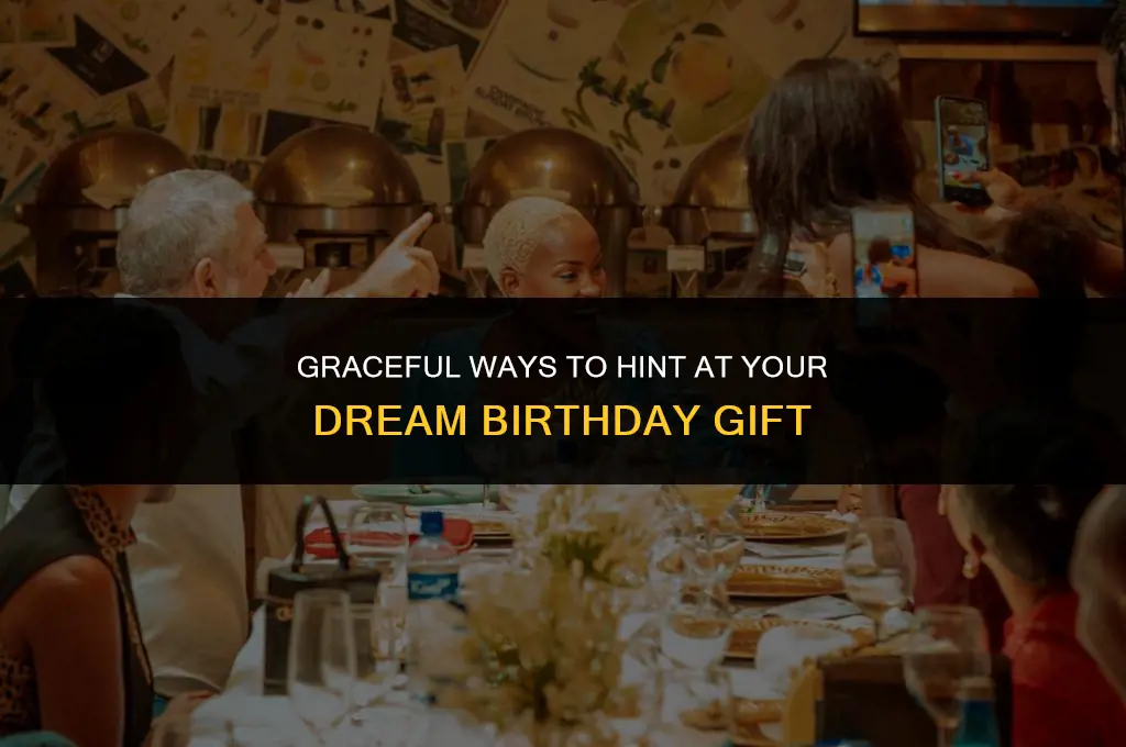 how to politely ask for a birthday present
