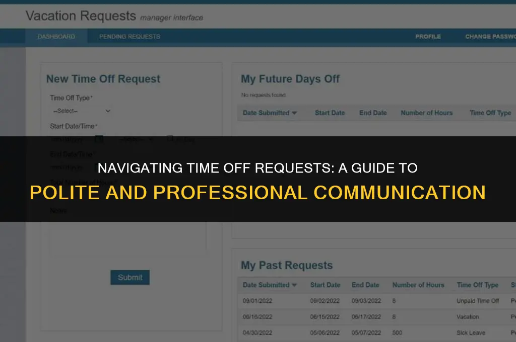 how to politely ask for a day off