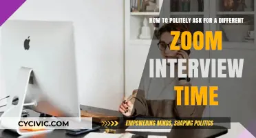 Rescheduling Your Zoom Interview: A Guide to Polite Communication
